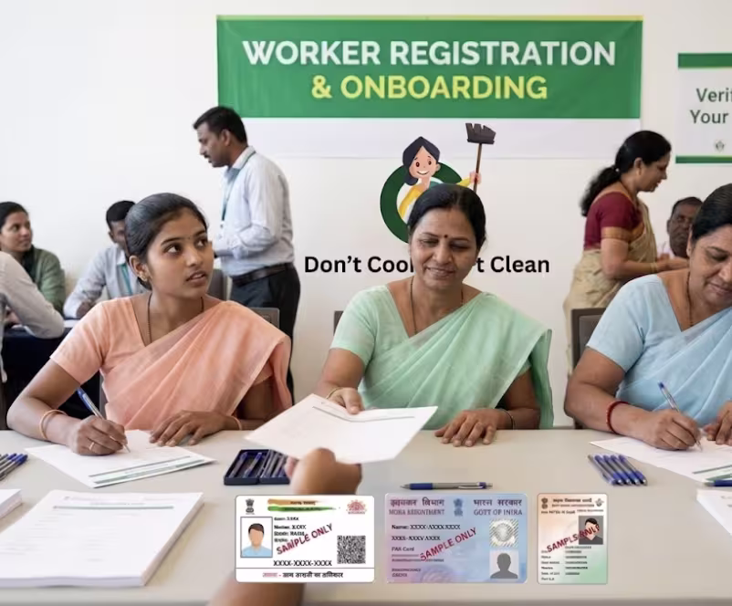 Documents required to join as a helper